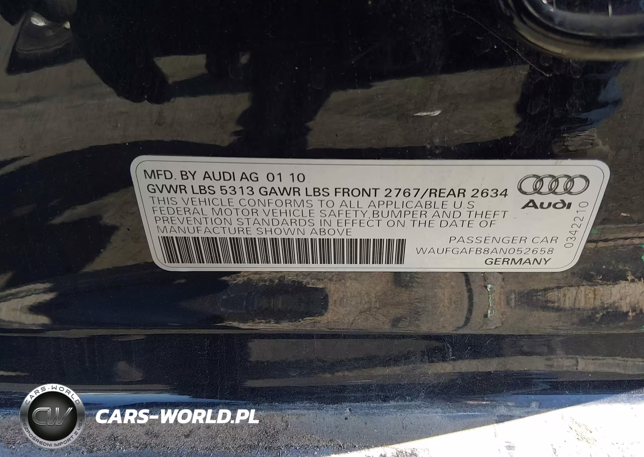 2010 Audi A6 3.0 Premium VIN:WAUFGAFB8AN052658 - 9