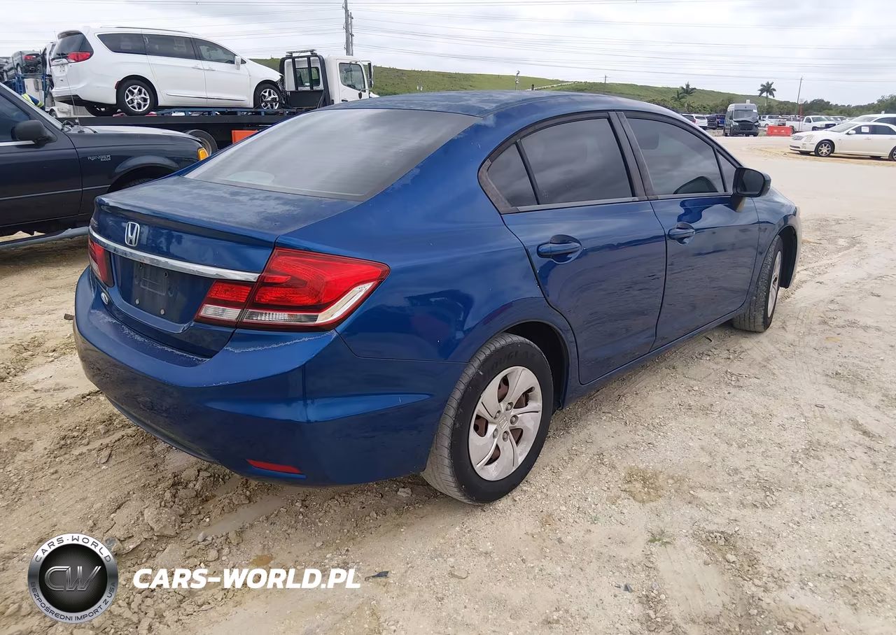 2014 Honda Civic Lx VIN:19XFB2F58EE010907 - 4