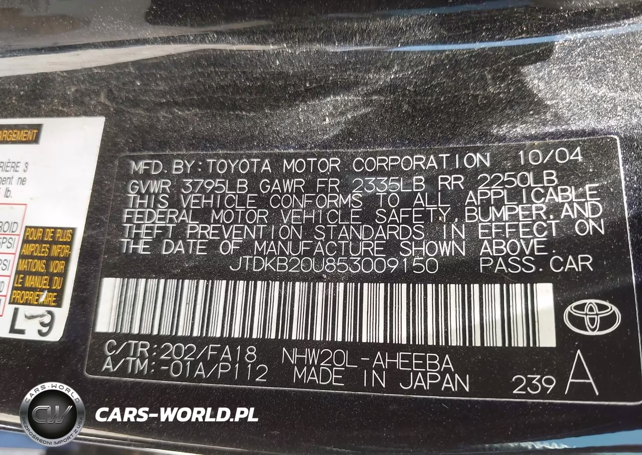 2005 Toyota Prius VIN:JTDKB20U853009150 - 9