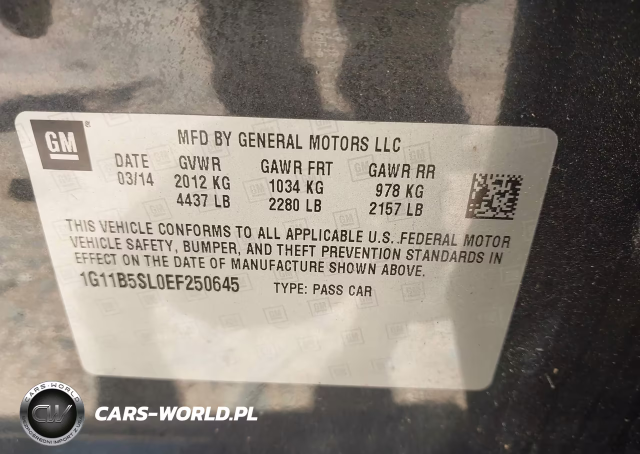 2014 Chevrolet Malibu 1Ls VIN:1G11B5SL0EF250645 - 9