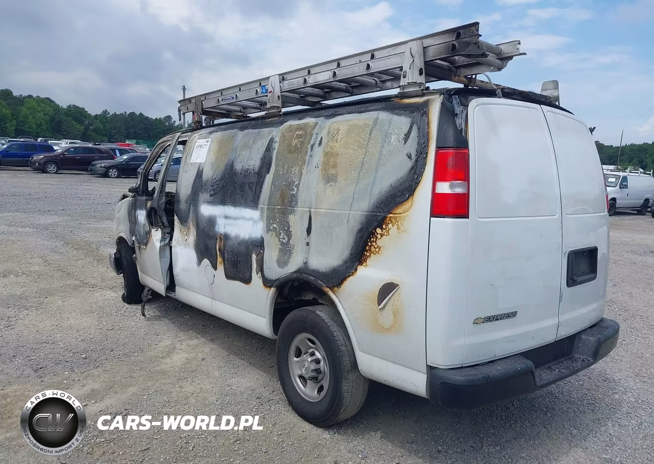 2023 Chevrolet Express Cargo Rwd 2500 Regular Wheelbase Wt VIN:1GCWGAFP7P1115618 - 3