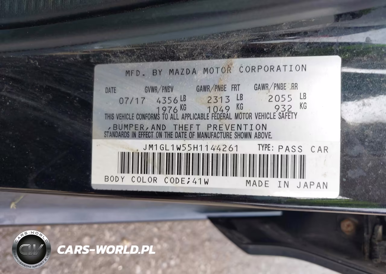 2017 Mazda Mazda6 Grand Touring VIN:JM1GL1W55H1144261 - 9