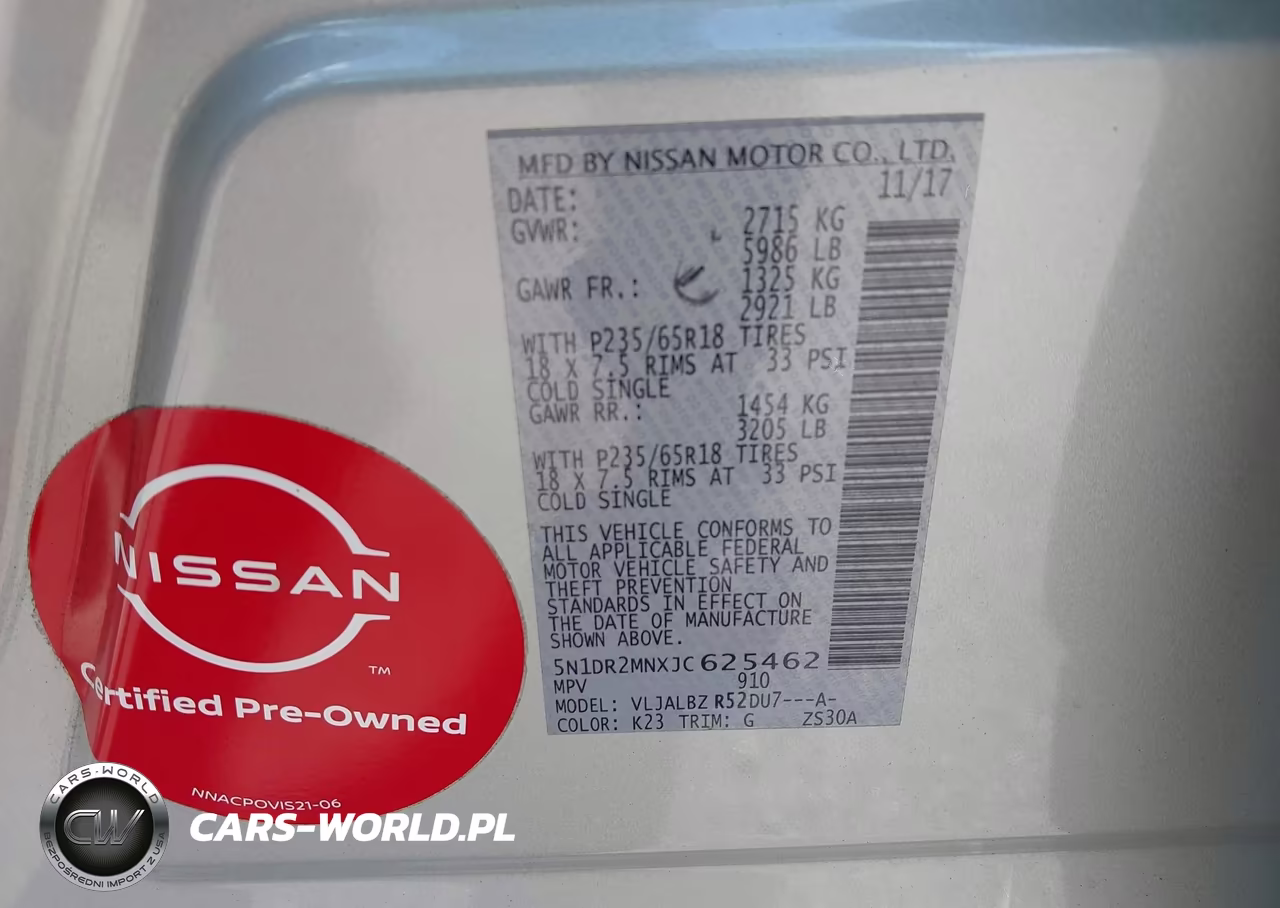2018 Nissan Pathfinder S VIN:5N1DR2MNXJC625462 - 9