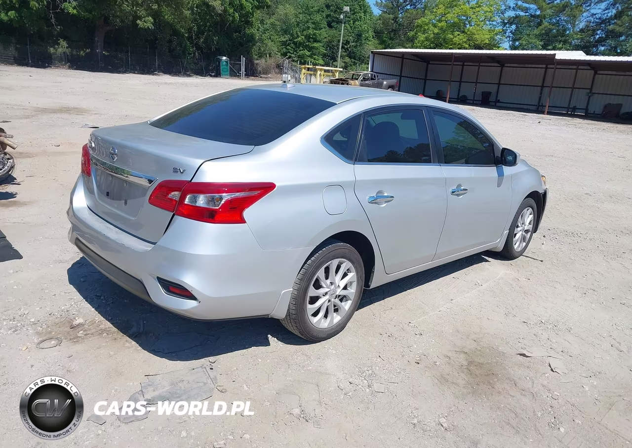 2019 Nissan Sentra Sv VIN:3N1AB7AP1KY255996 - 4