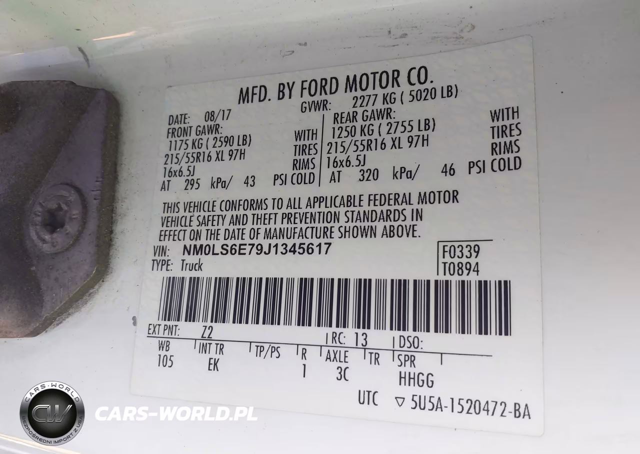 2018 Ford Transit Connect Xl VIN:NM0LS6E79J1345617 - 9
