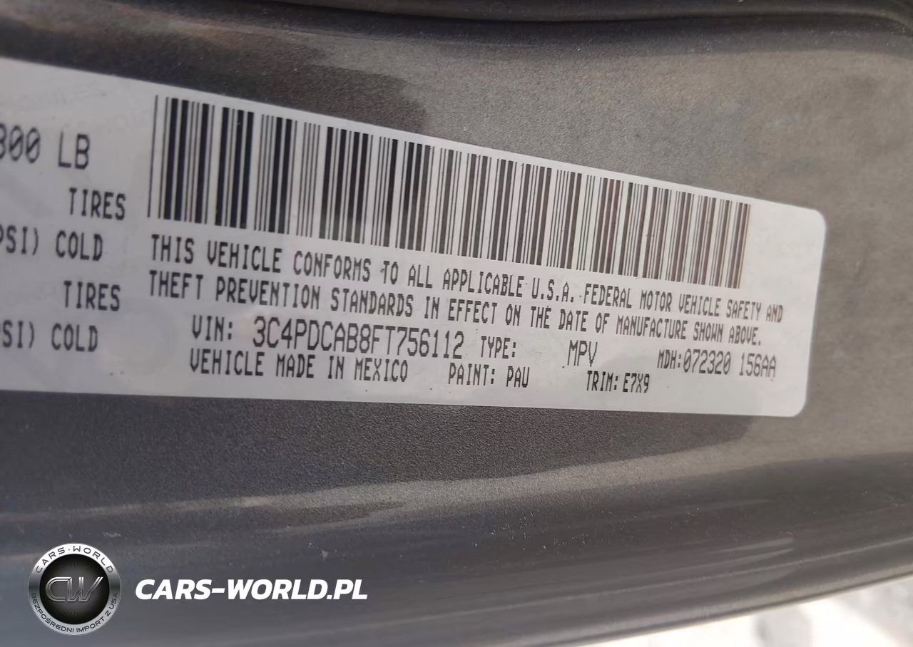 2015 Dodge Journey Se VIN:3C4PDCAB8FT756112 - 9