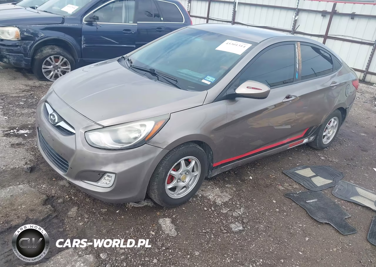 2013 Hyundai Accent Gls VIN:KMHCT4AE1DU349491 - 2