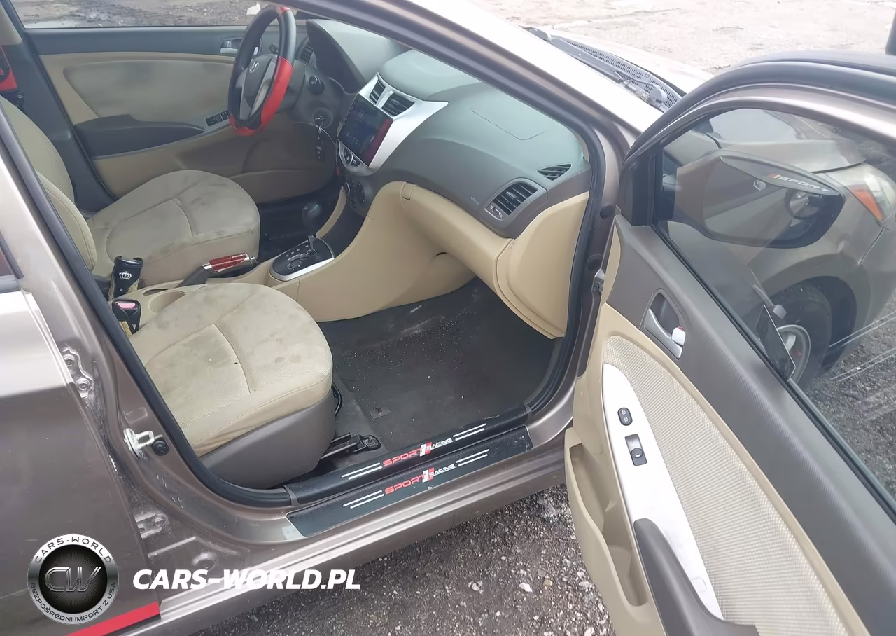 2013 Hyundai Accent Gls VIN:KMHCT4AE1DU349491 - 5