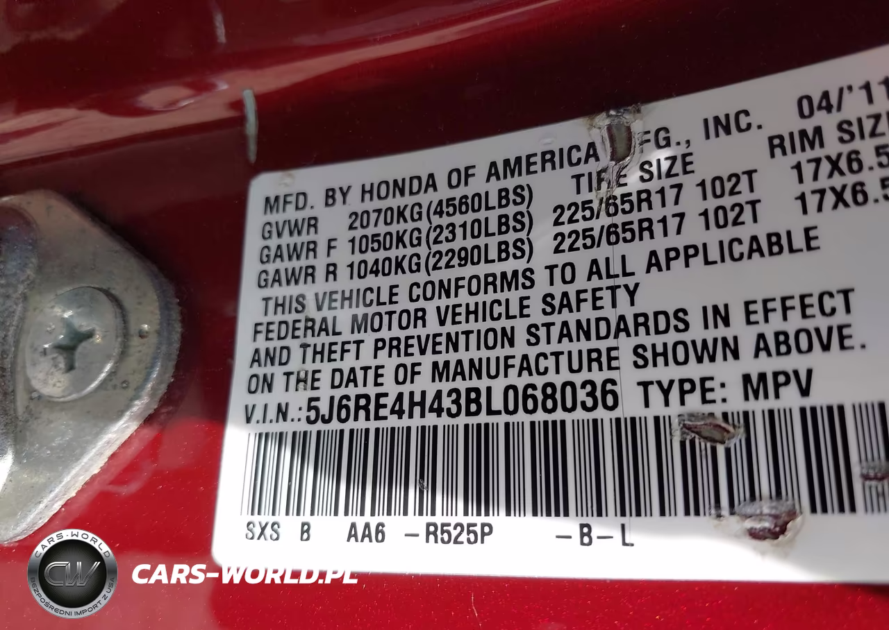2011 Honda Cr-V Se VIN:5J6RE4H43BL068036 - 9