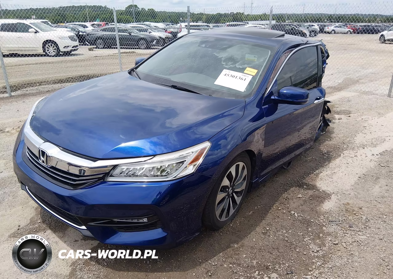 2017 Honda Accord Hybrid Touring VIN:JHMCR6F74HC013885 - 2