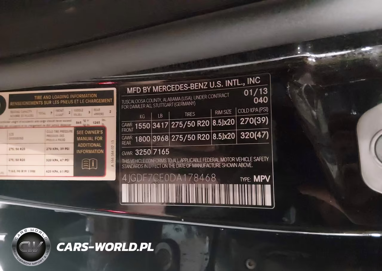 2013 Mercedes-Benz Gl 450 4Matic VIN:4JGDF7CE0DA178468 - 9