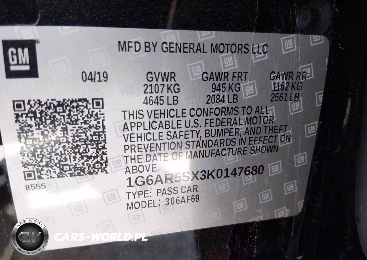 2019 Cadillac Cts Luxury VIN:1G6AR5SX3K0147680 - 9