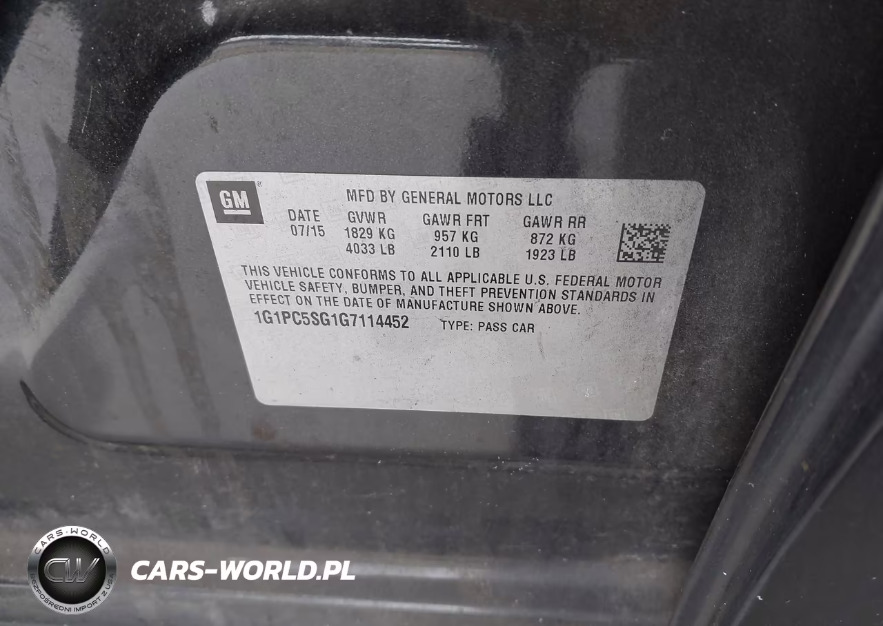 2016 Chevrolet Cruze Limited Ls Auto VIN:1G1PC5SG1G7114452 - 9