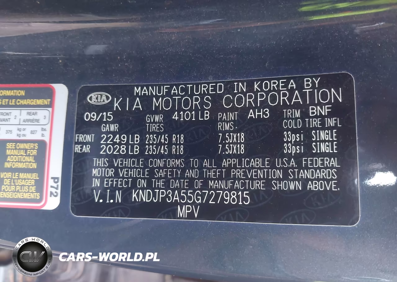 2016 Kia Soul + VIN:KNDJP3A55G7279815 - 9