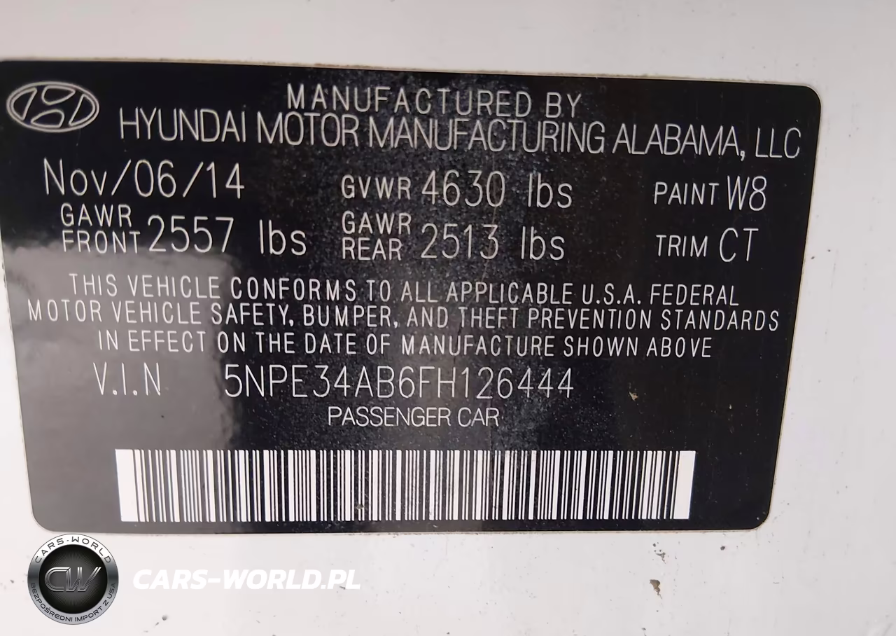 2015 Hyundai Sonata Limited 2.0T VIN:5NPE34AB6FH126444 - 9