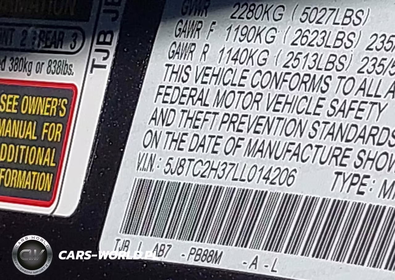2020 Acura Rdx Standard VIN:5J8TC2H37LL014206 - 9