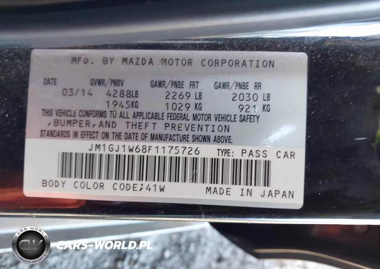 2015 Mazda Mazda6 I Grand Touring VIN:JM1GJ1W68F1175726 - 9