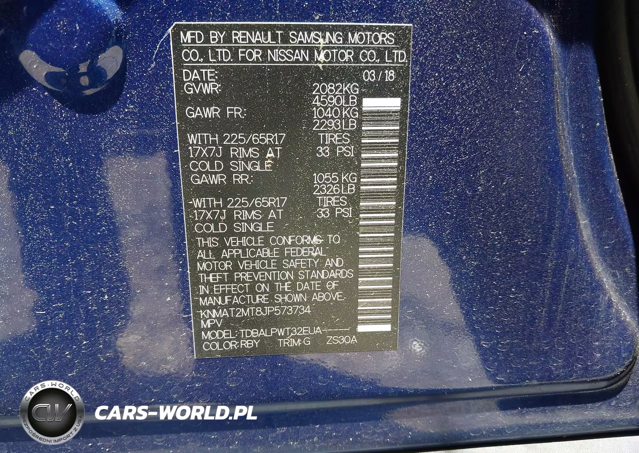 2018 Nissan Rogue S VIN:KNMAT2MT8JP573734 - 9