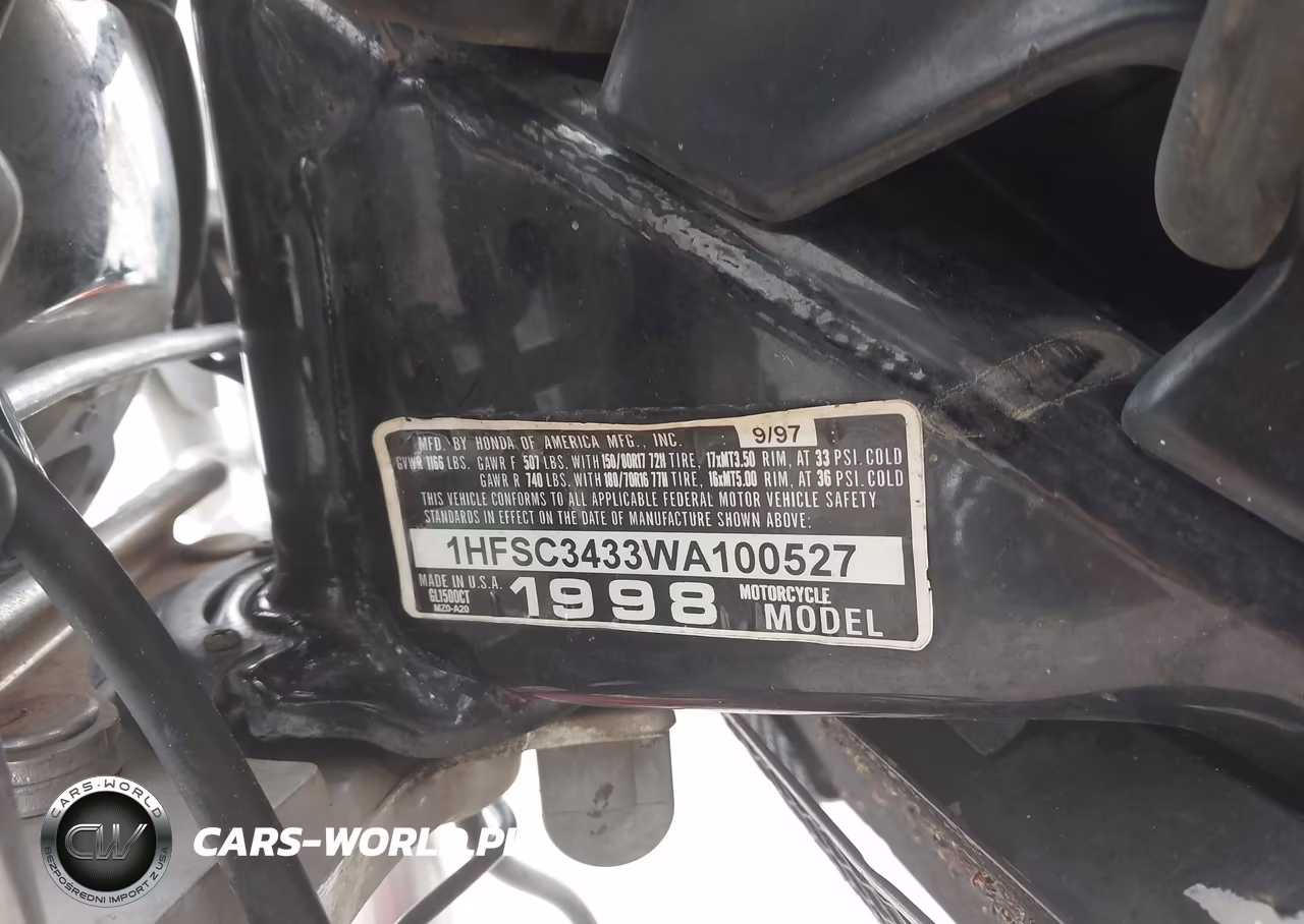 1998 Honda Gl1500 Ct VIN:1HFSC3433WA100527 - 10