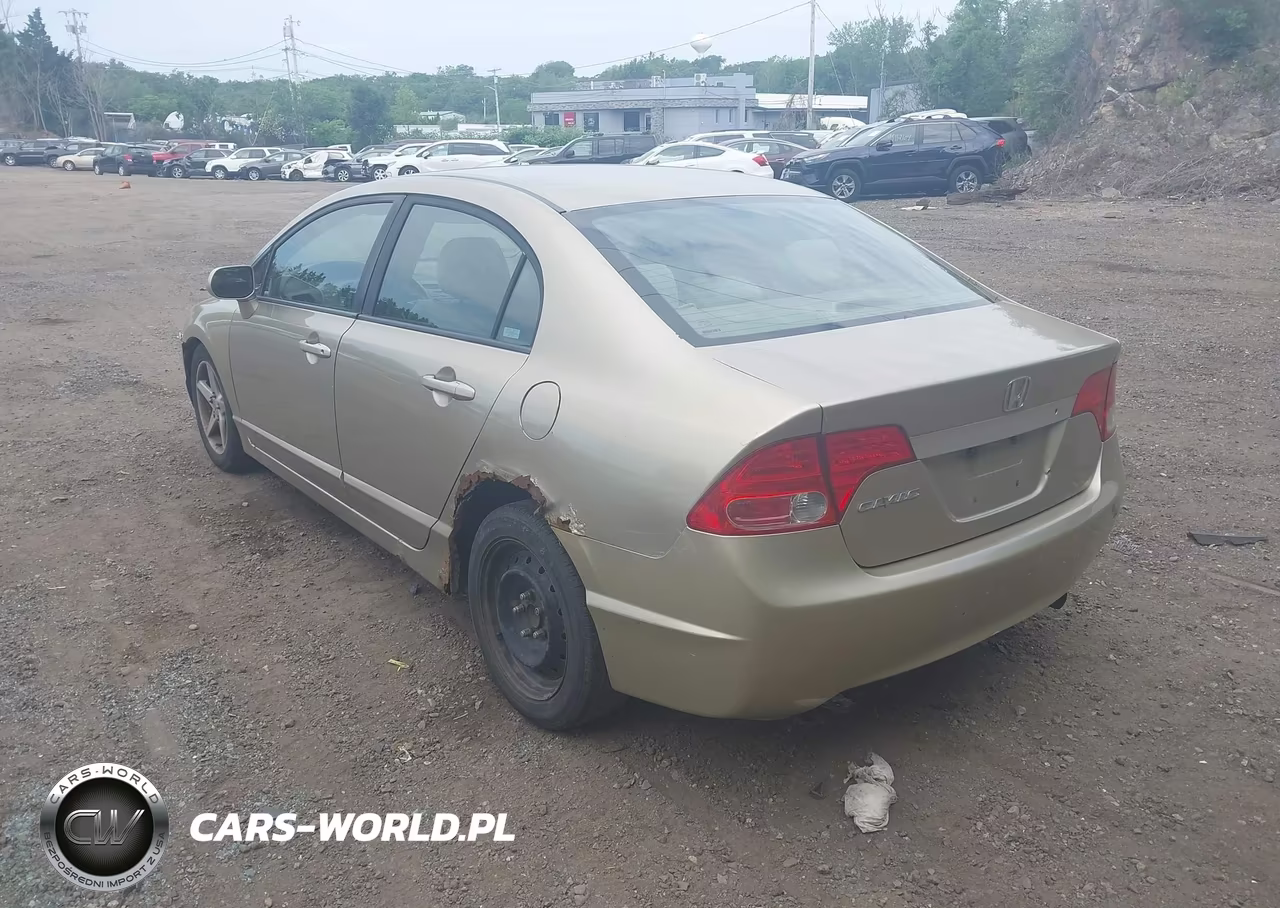 2008 Honda Civic Lx VIN:1HGFA16568L033290 - 3