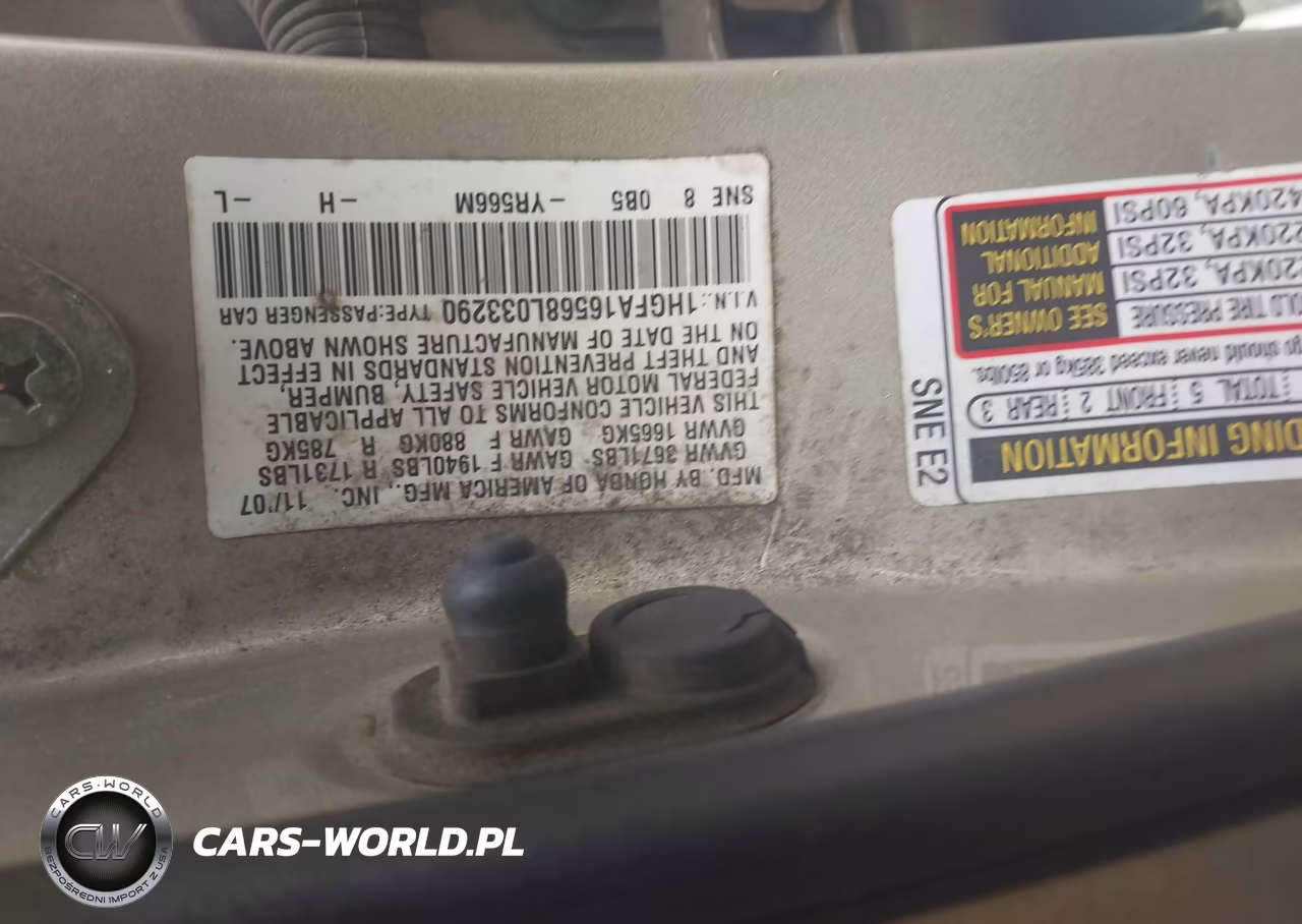2008 Honda Civic Lx VIN:1HGFA16568L033290 - 9