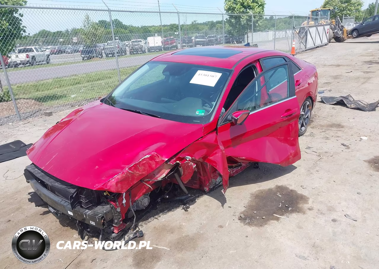 2023 Hyundai Elantra Hybrid Limited VIN:KMHLN4AJ2PU052225 - 2