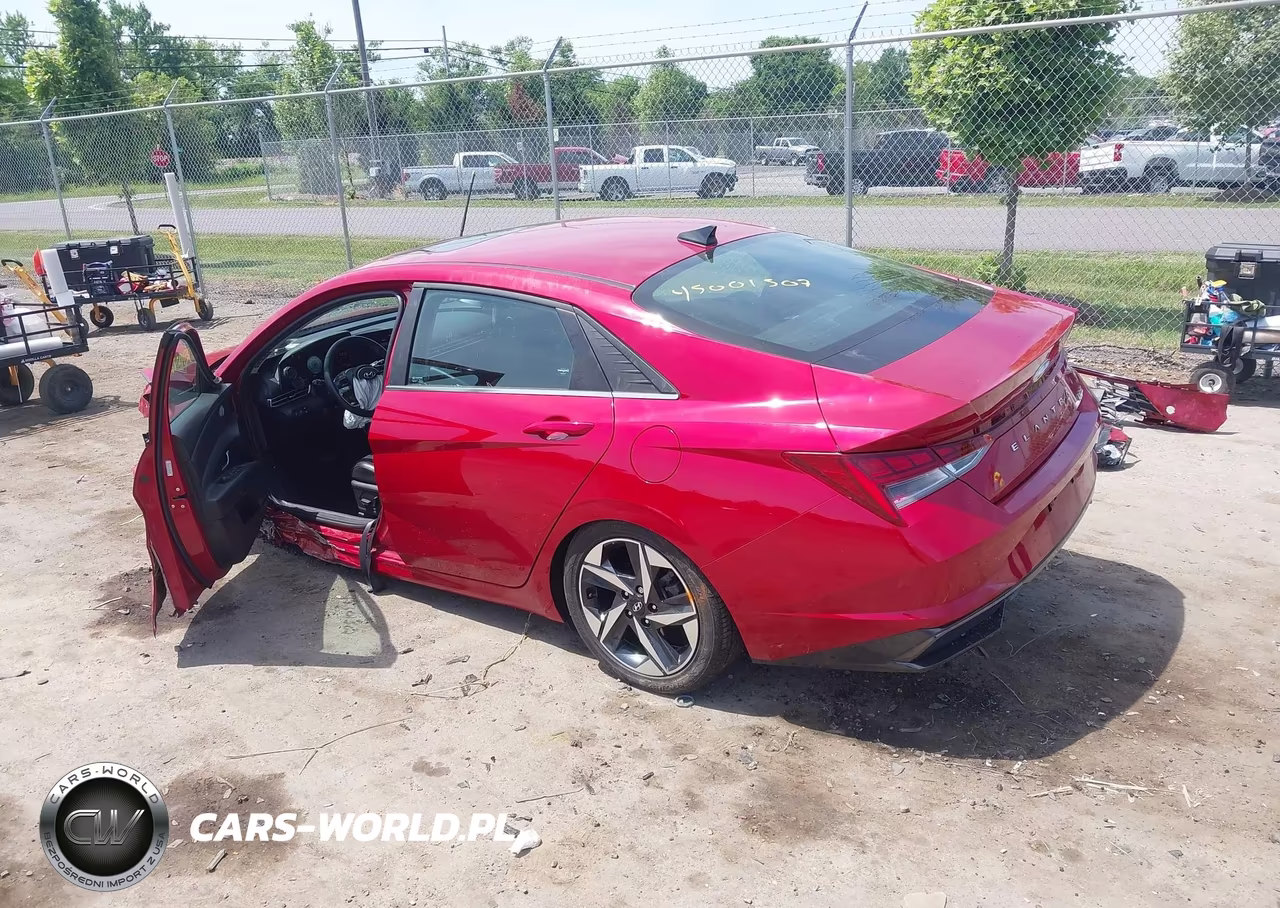 2023 Hyundai Elantra Hybrid Limited VIN:KMHLN4AJ2PU052225 - 3