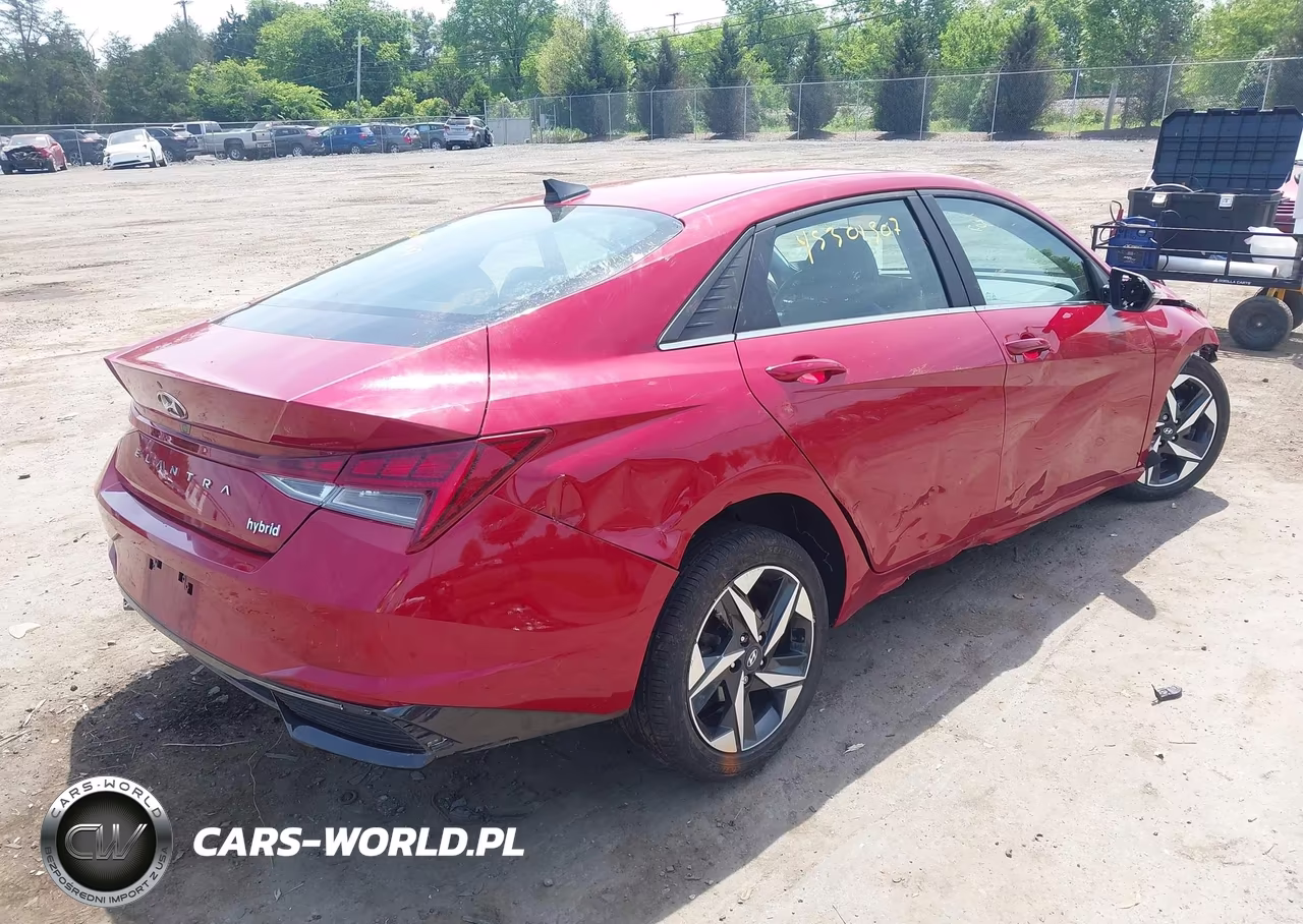 2023 Hyundai Elantra Hybrid Limited VIN:KMHLN4AJ2PU052225 - 4