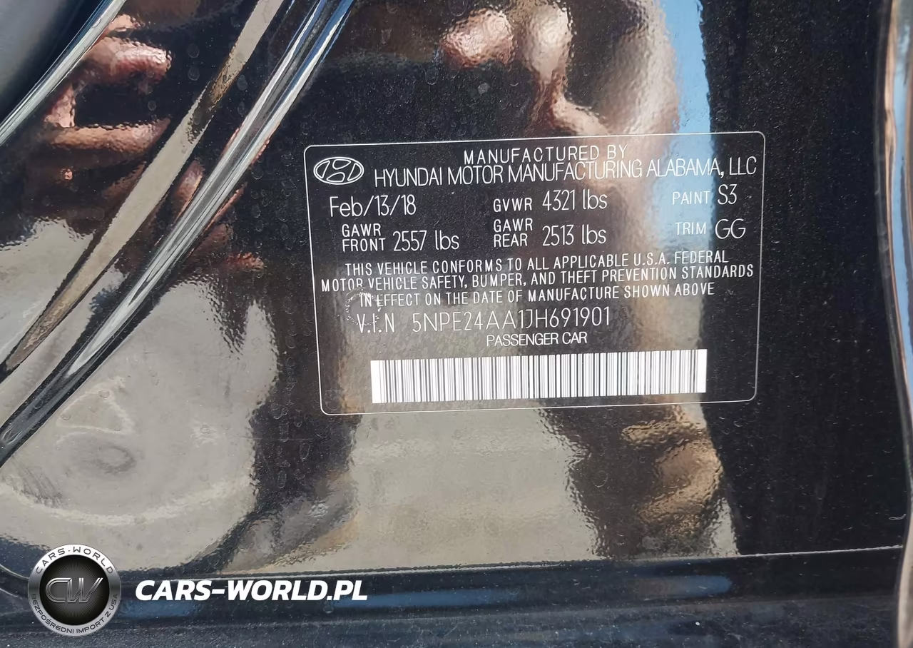 2018 Hyundai Sonata Eco VIN:5NPE24AA1JH691901 - 9