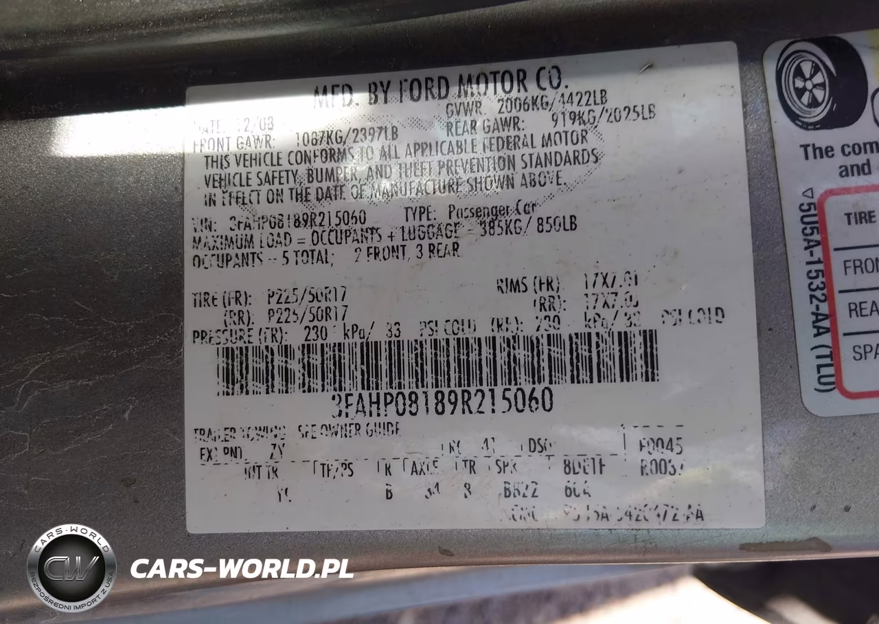 2009 Ford Fusion Sel VIN:3FAHP08189R215060 - 9