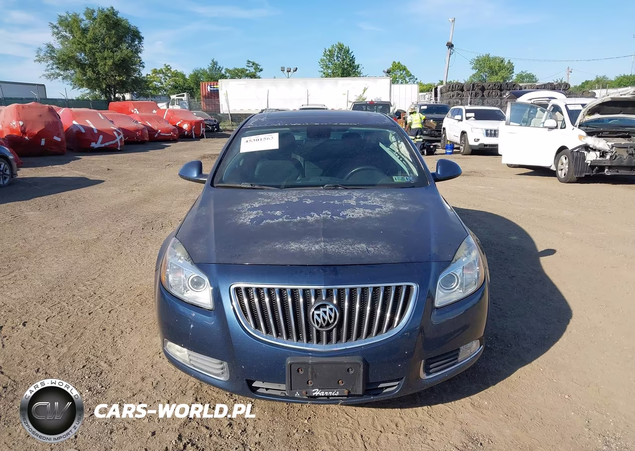 2011 Buick Regal Cxl Turbo Russelsheim VIN:W04GY5GV8B1090186 - 12