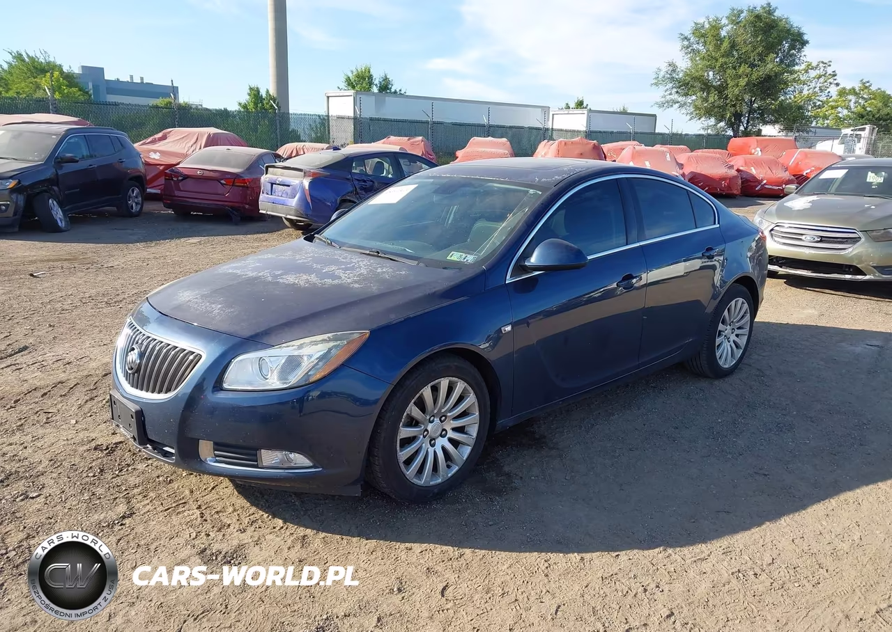 2011 Buick Regal Cxl Turbo Russelsheim VIN:W04GY5GV8B1090186 - 2