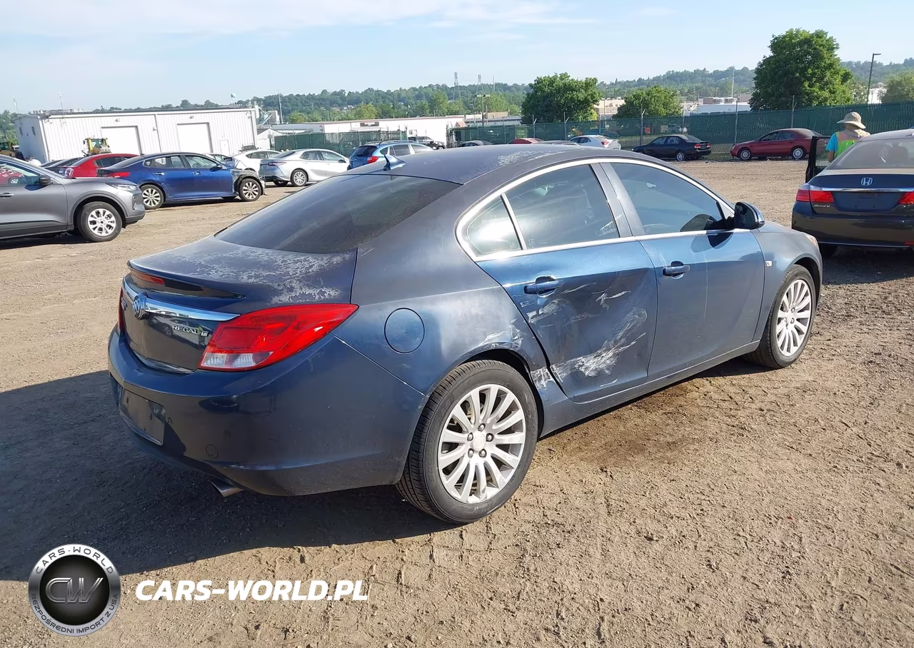 2011 Buick Regal Cxl Turbo Russelsheim VIN:W04GY5GV8B1090186 - 4