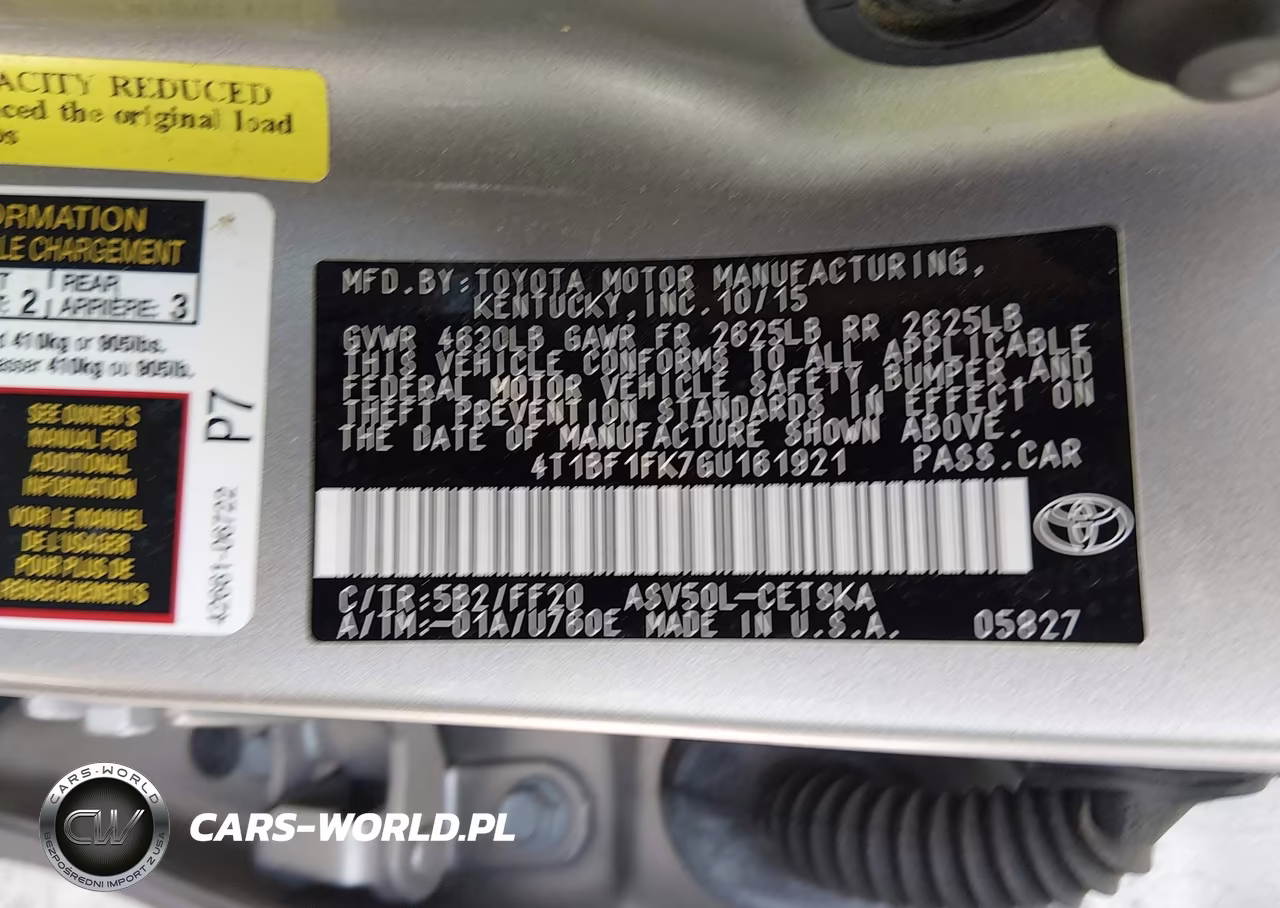 2016 Toyota Camry Se VIN:4T1BF1FK7GU161921 - 9