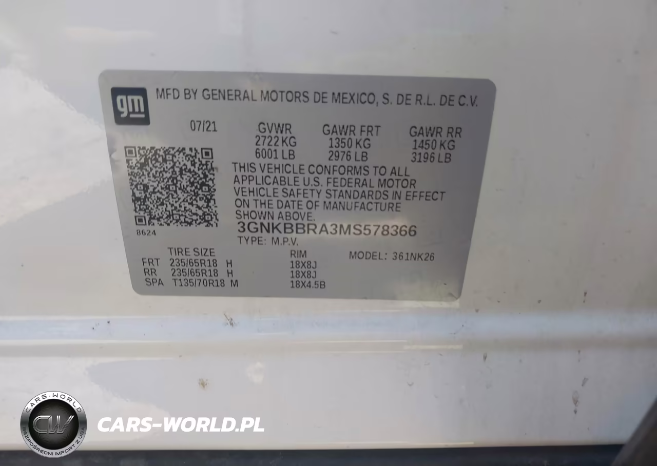 2021 Chevrolet Blazer Fwd 1Lt VIN:3GNKBBRA3MS578366 - 9