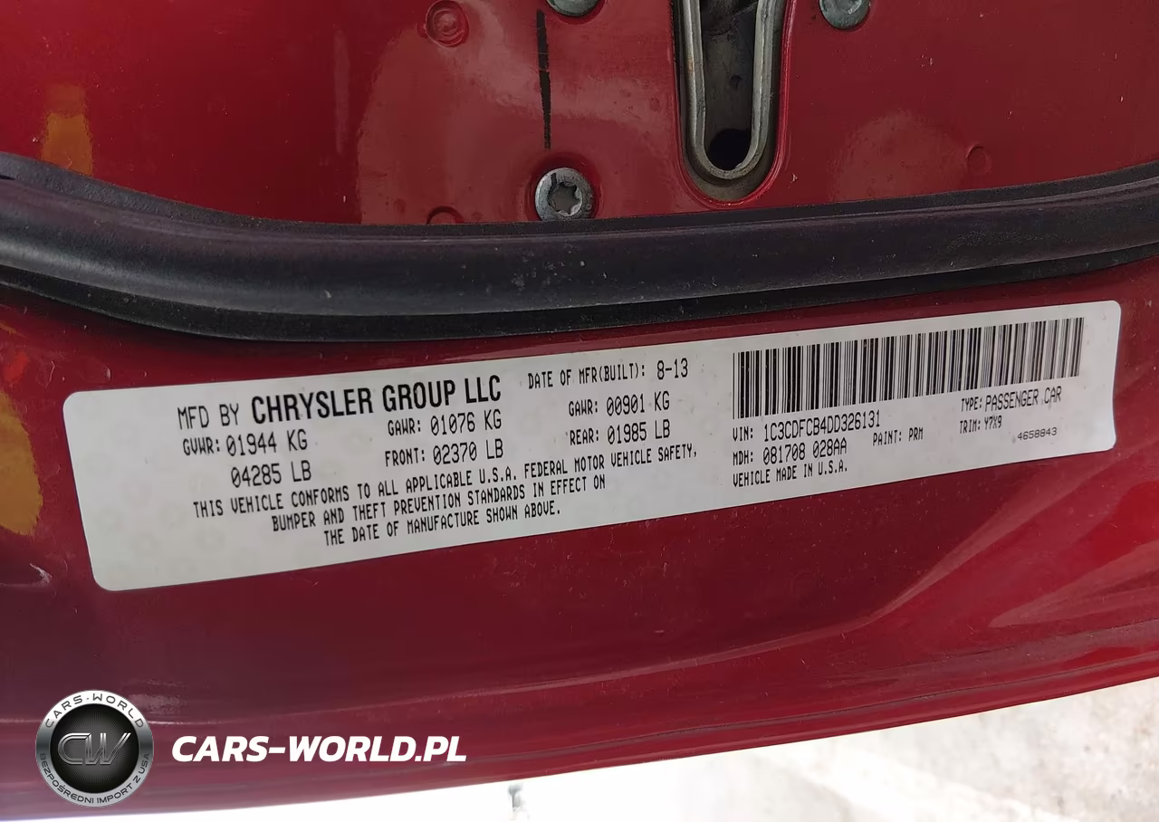 2013 Dodge Dart Gt VIN:1C3CDFCB4DD326131 - 9