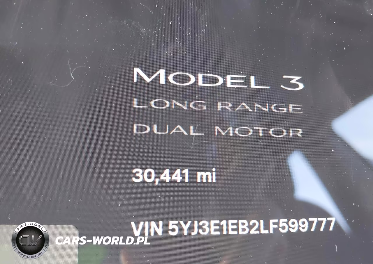 2020 Tesla Model 3 Long Range Dual Motor All-Wheel Drive VIN:5YJ3E1EB2LF599777 - 15