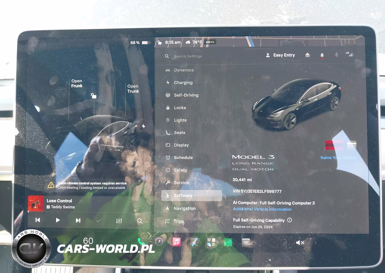 2020 Tesla Model 3 Long Range Dual Motor All-Wheel Drive VIN:5YJ3E1EB2LF599777 - 7
