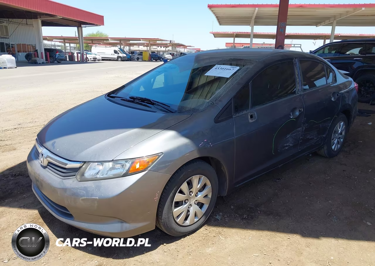 2012 Honda Civic Lx VIN:2HGFB2F50CH318561 - 2