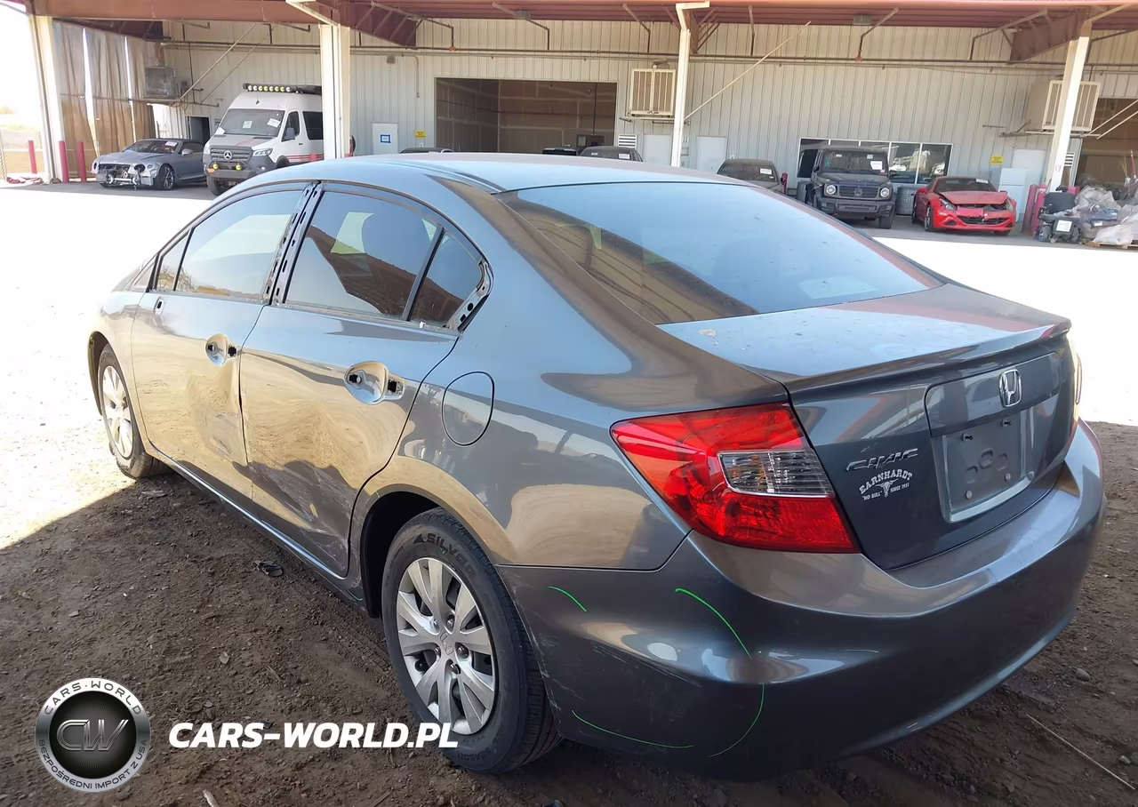 2012 Honda Civic Lx VIN:2HGFB2F50CH318561 - 3