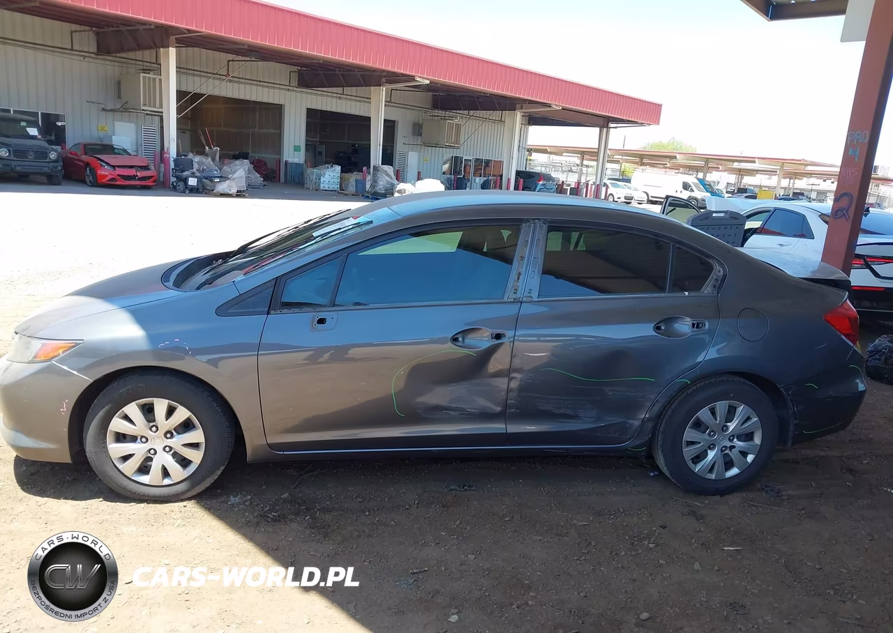 2012 Honda Civic Lx VIN:2HGFB2F50CH318561 - 6