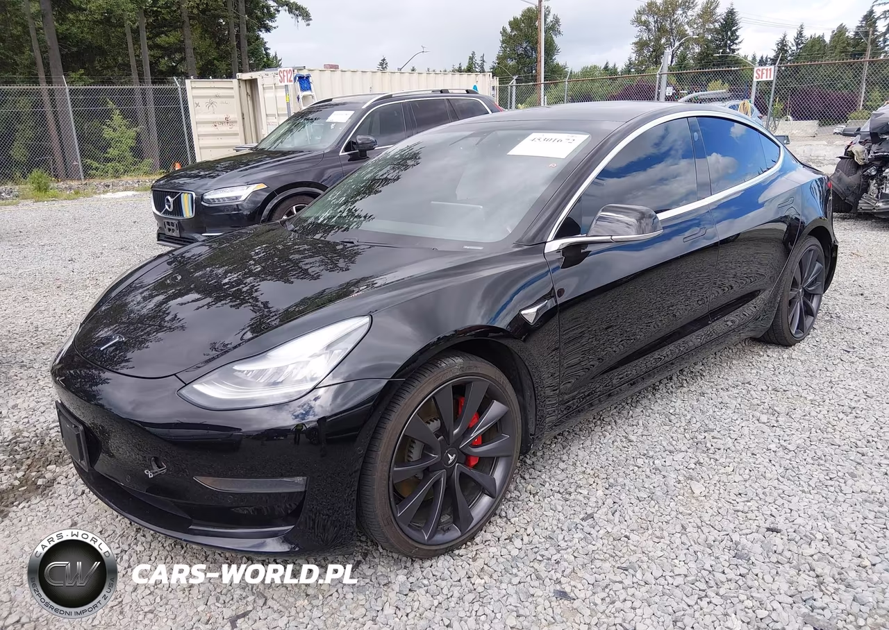 2020 Tesla Model 3 Performance Dual Motor All-Wheel Drive VIN:5YJ3E1EC2LF741943 - 2