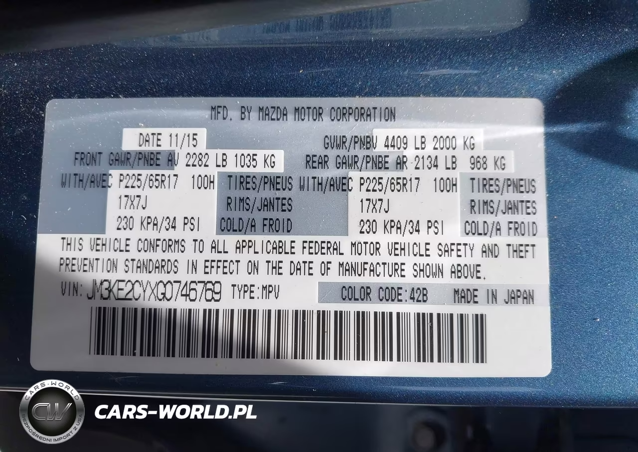2016 Mazda Cx-5 Touring VIN:JM3KE2CYXG0746769 - 9