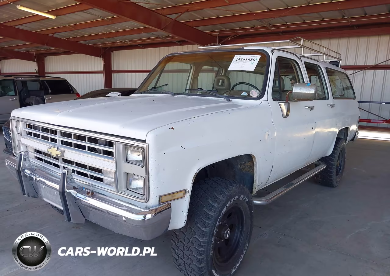 1986 Chevrolet Suburban K2 VIN:1G8GK26MXGF162346 - 2