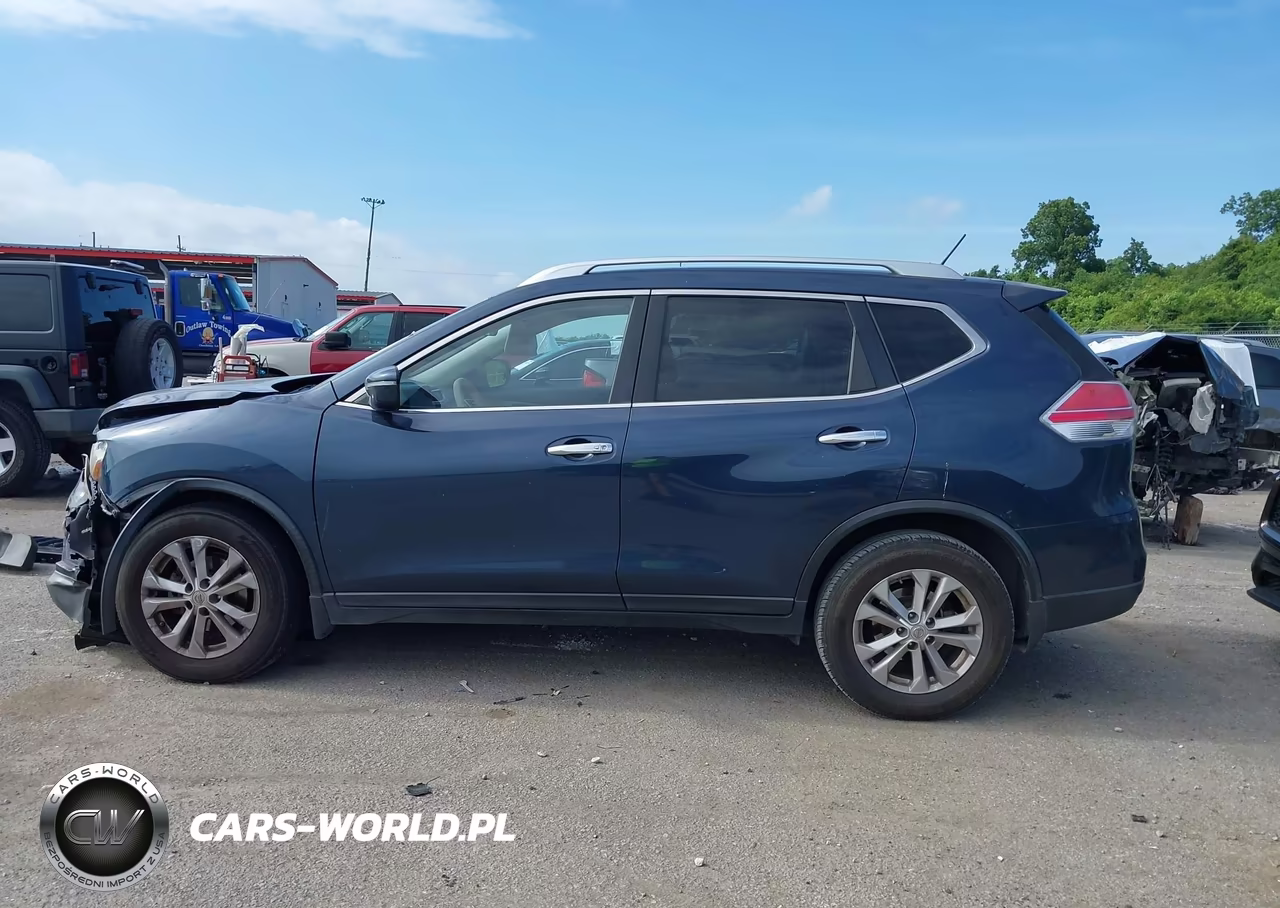 2015 Nissan Rogue Sv VIN:KNMAT2MT1FP583383 - 14
