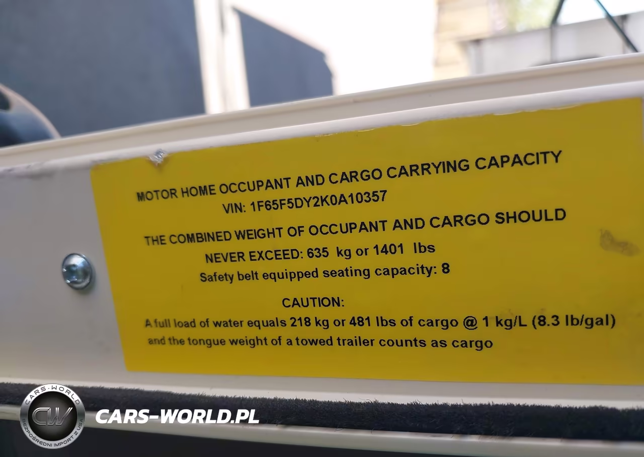 2019 Ford F53 VIN:1F65F5DY2K0A10357 - 9