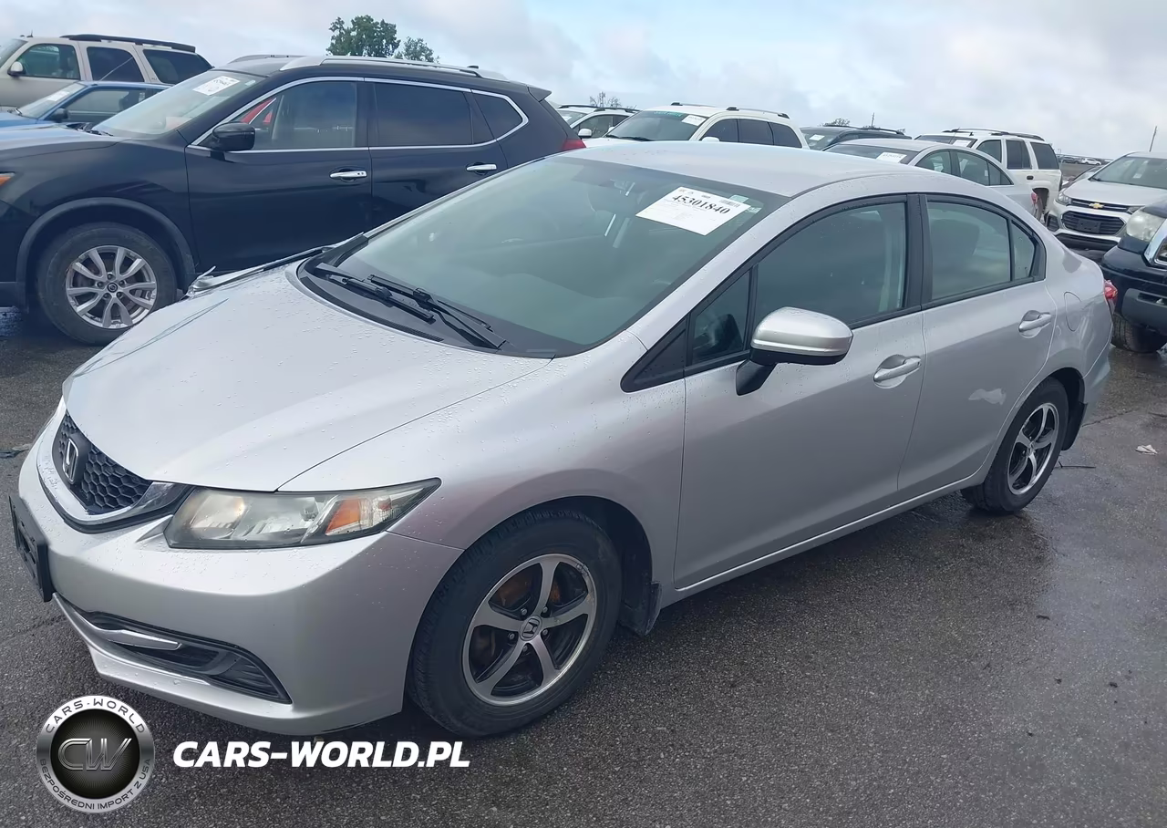 2015 Honda Civic Se VIN:19XFB2F70FE101415 - 2