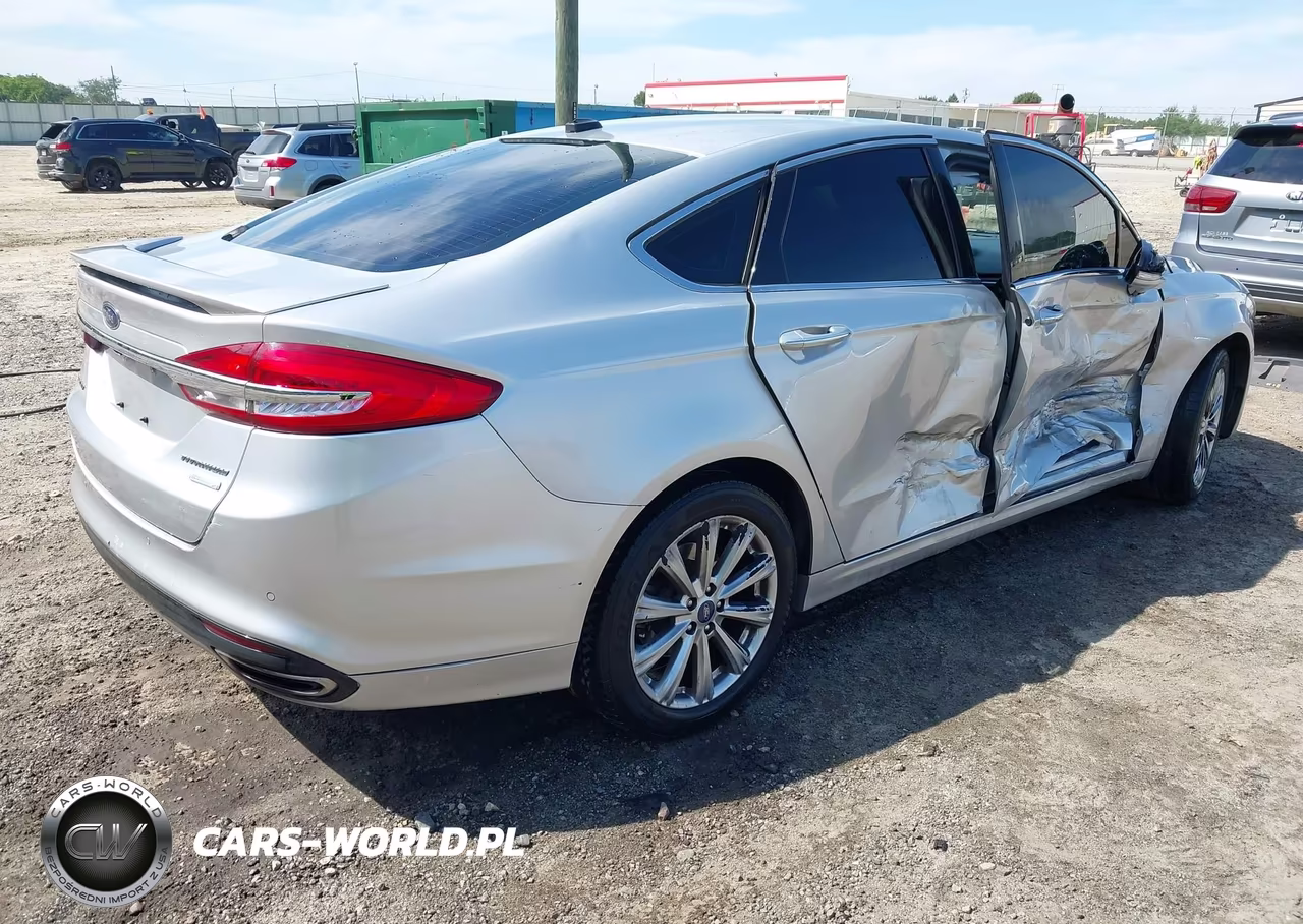 2017 Ford Fusion Titanium VIN:3FA6P0K91HR270504 - 4