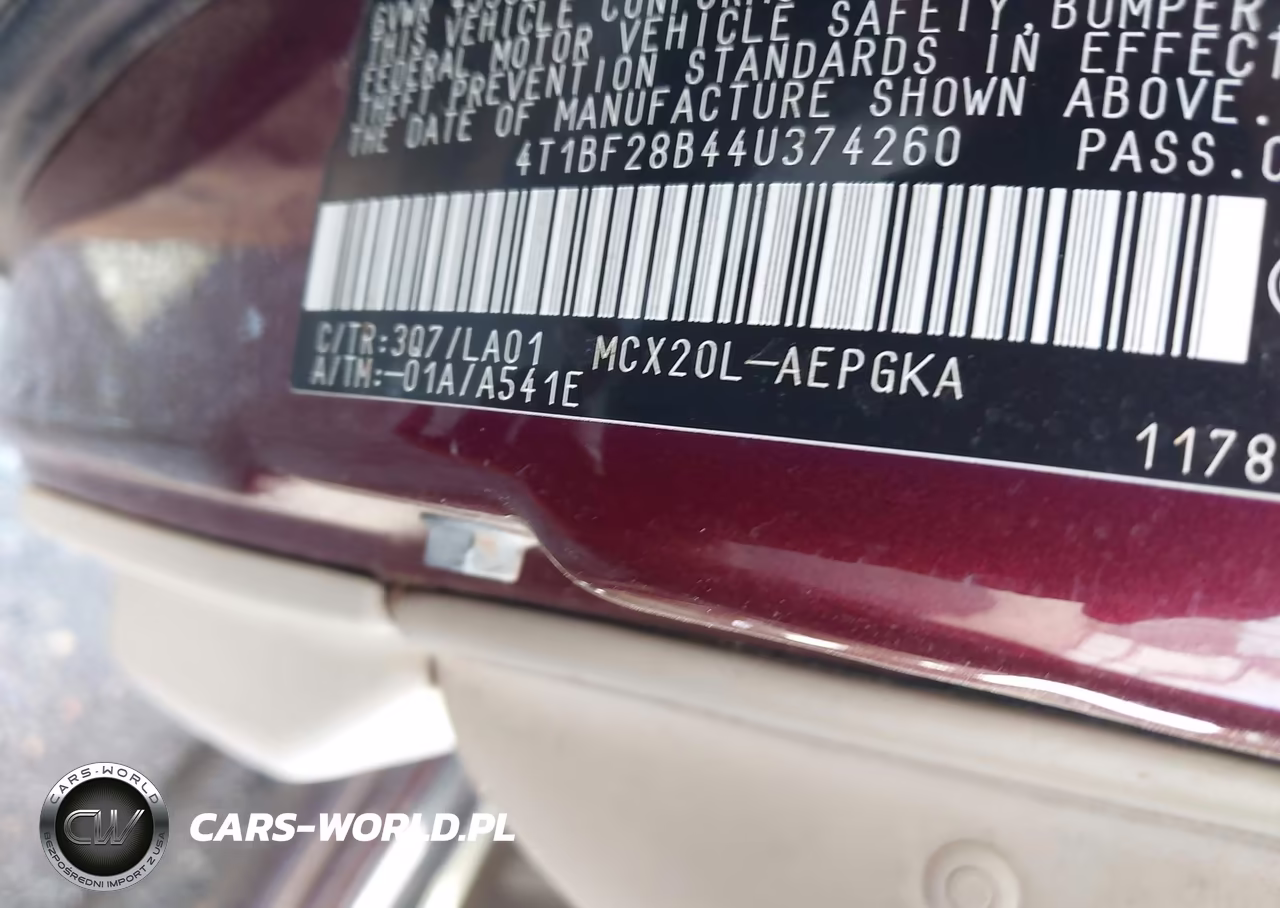 2004 Toyota Avalon Xls VIN:4T1BF28B44U374260 - 9
