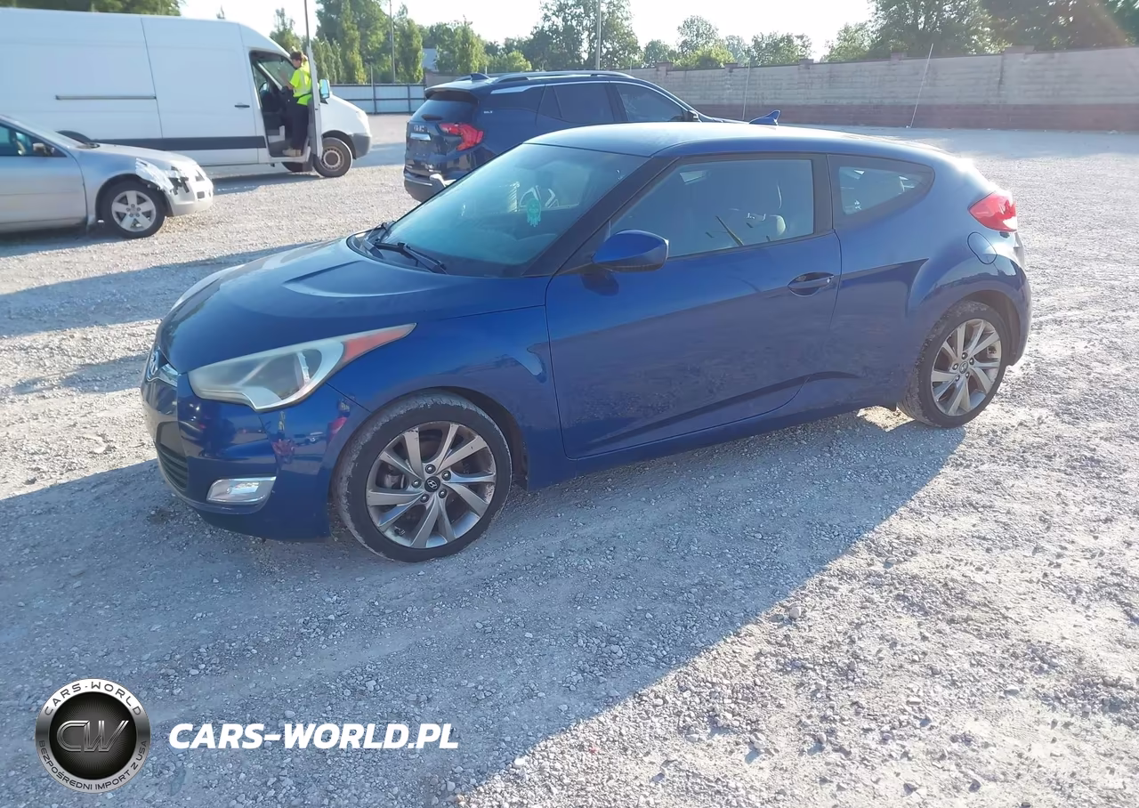 2017 Hyundai Veloster VIN:KMHTC6AD6HU311537 - 2